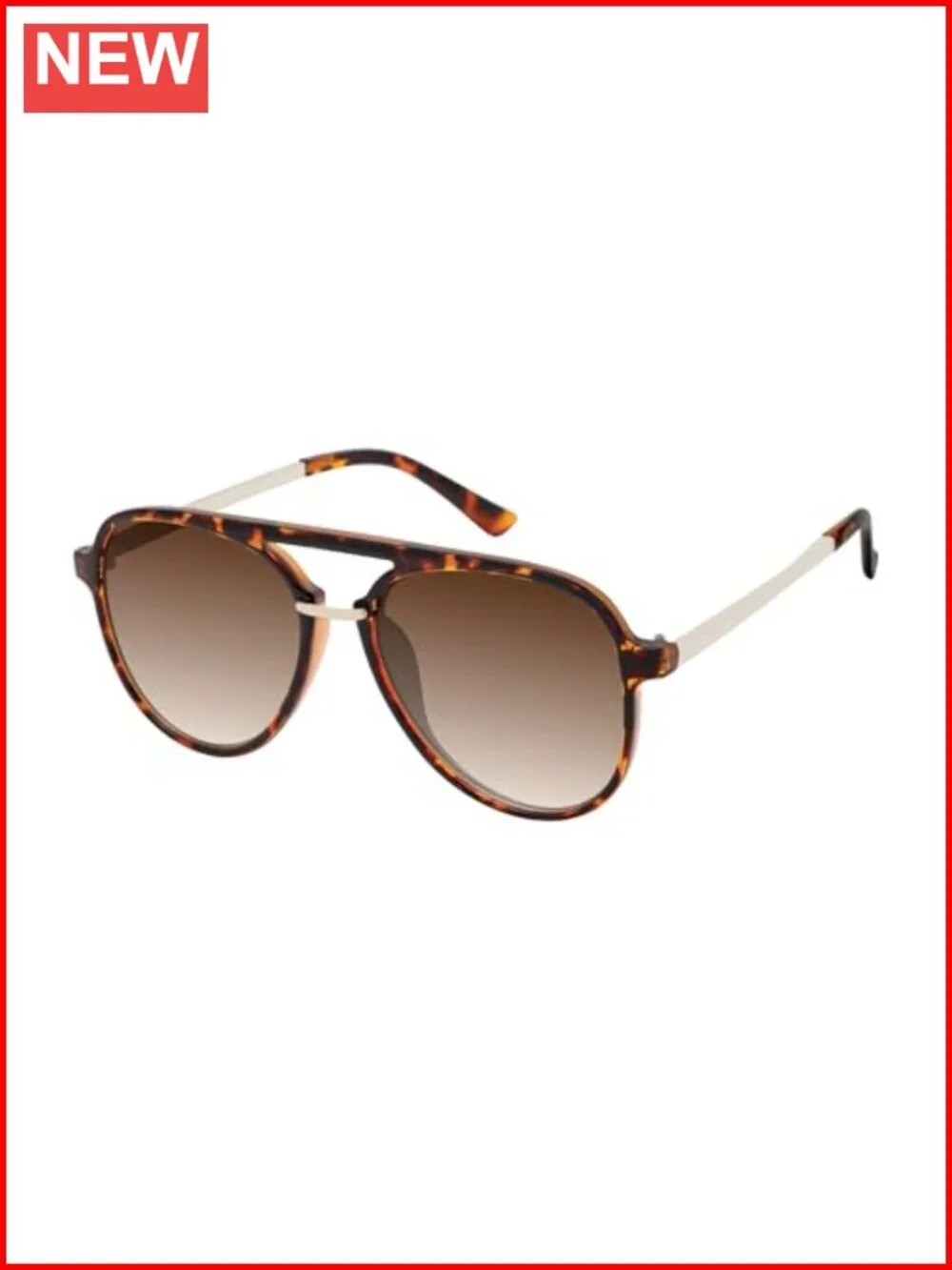 Metal Aviator Pilot Sunglasses Non-Polarized UV Protection